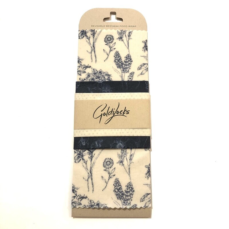 Wrap - Set of 3 - Vintage Botany