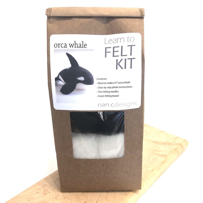 Felting Kit - Orca