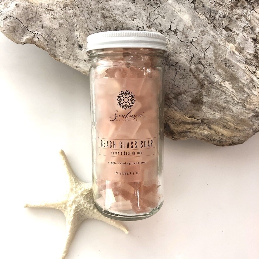 Sea Glass Soap - Rose pink