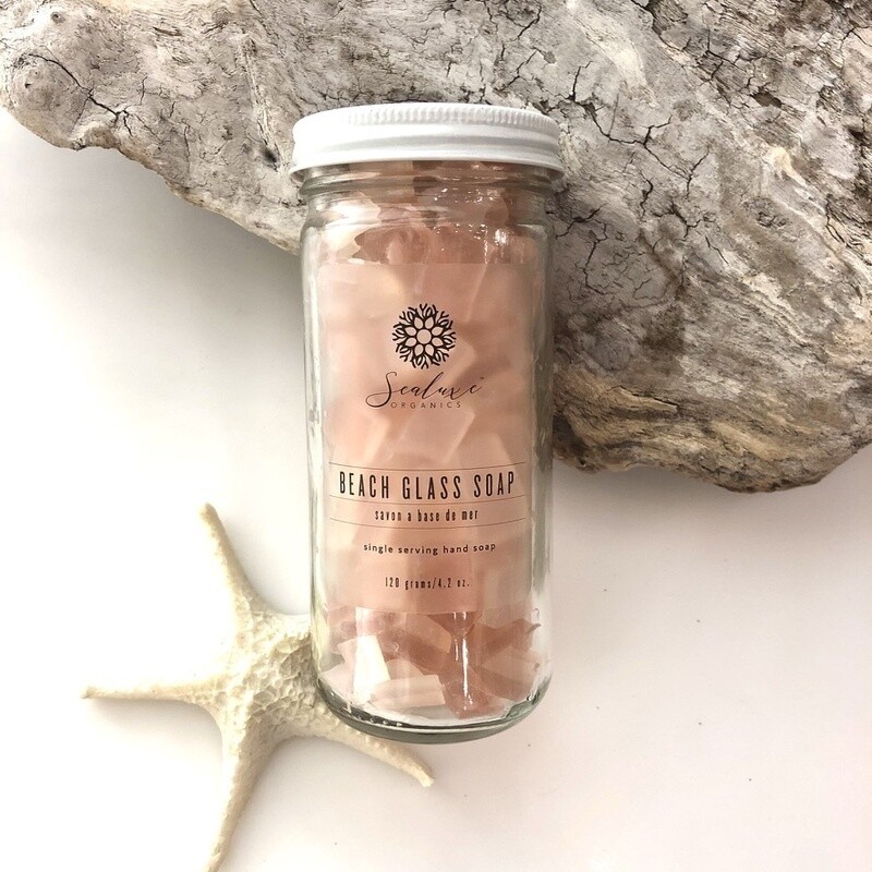 Sea Glass Soap - Rose pink