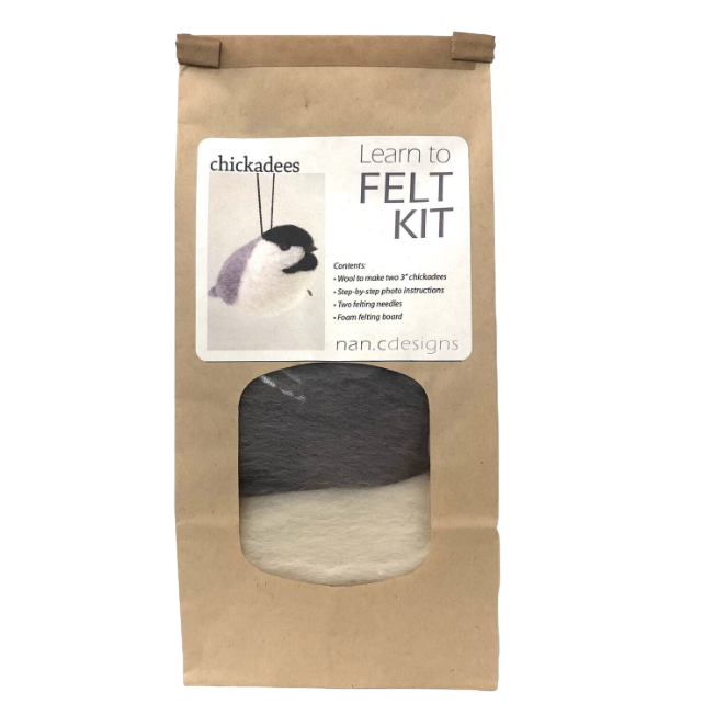 Felting Kit - Chickadees