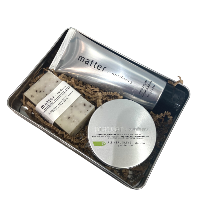 Outdoors hand and foot pack (hand cream/all heal/soap)