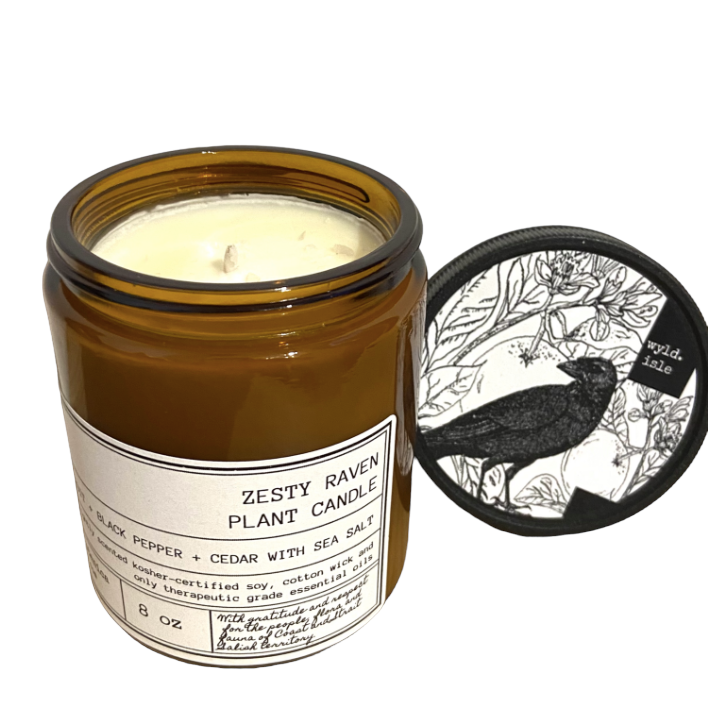 Plant Candle - 40+ hr - Zesty Raven