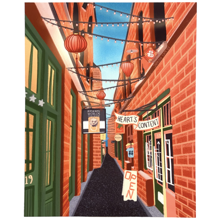 8x10 Print - Fan Tan