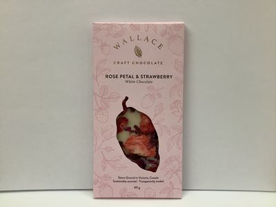 Chocolate Bean to Bar - White - Rose Petals &amp; Strawberry