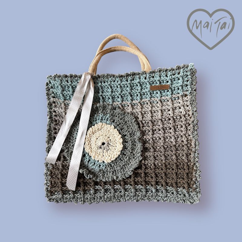 Lace Jute Shopper
