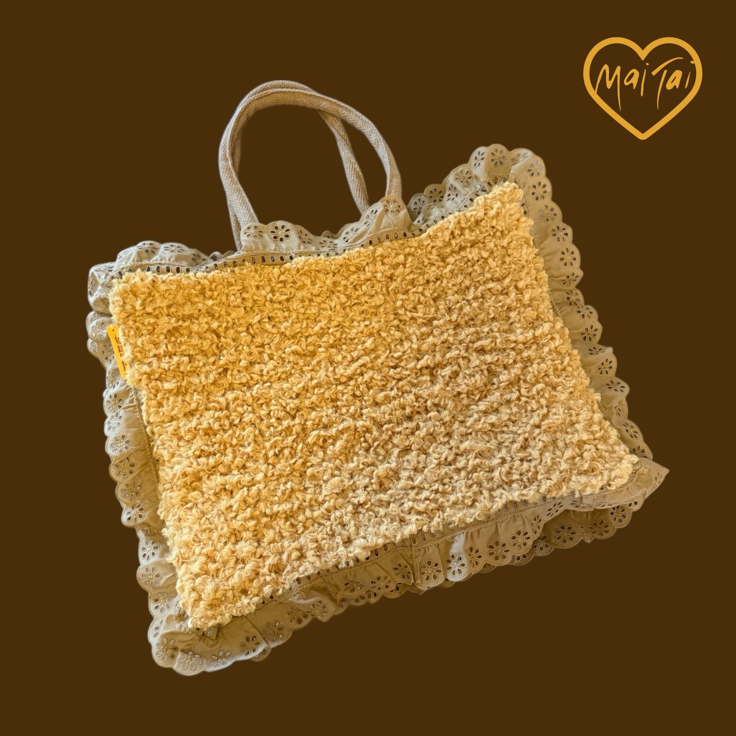 Lace Jute Shopper