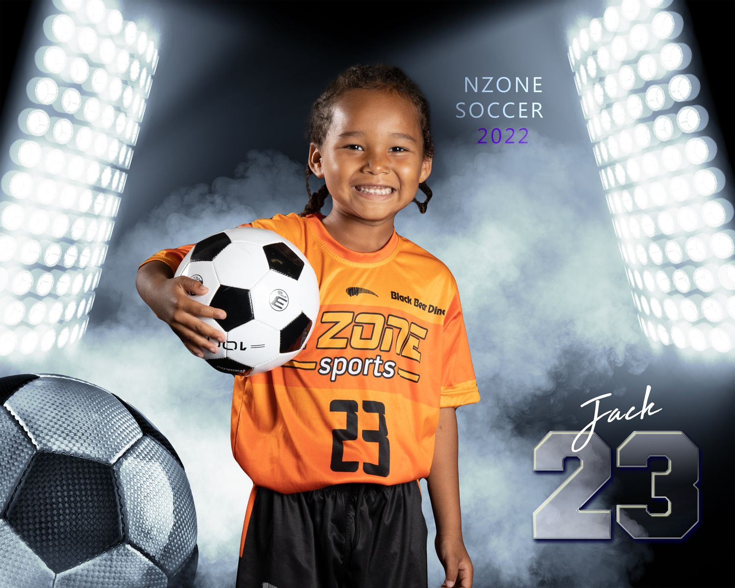 Soccer Personalized Print: 8x10, choose your design