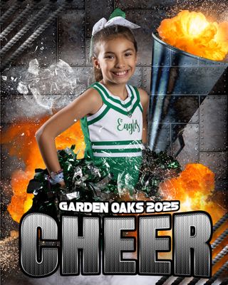 Cheer Molten 8x10 Print