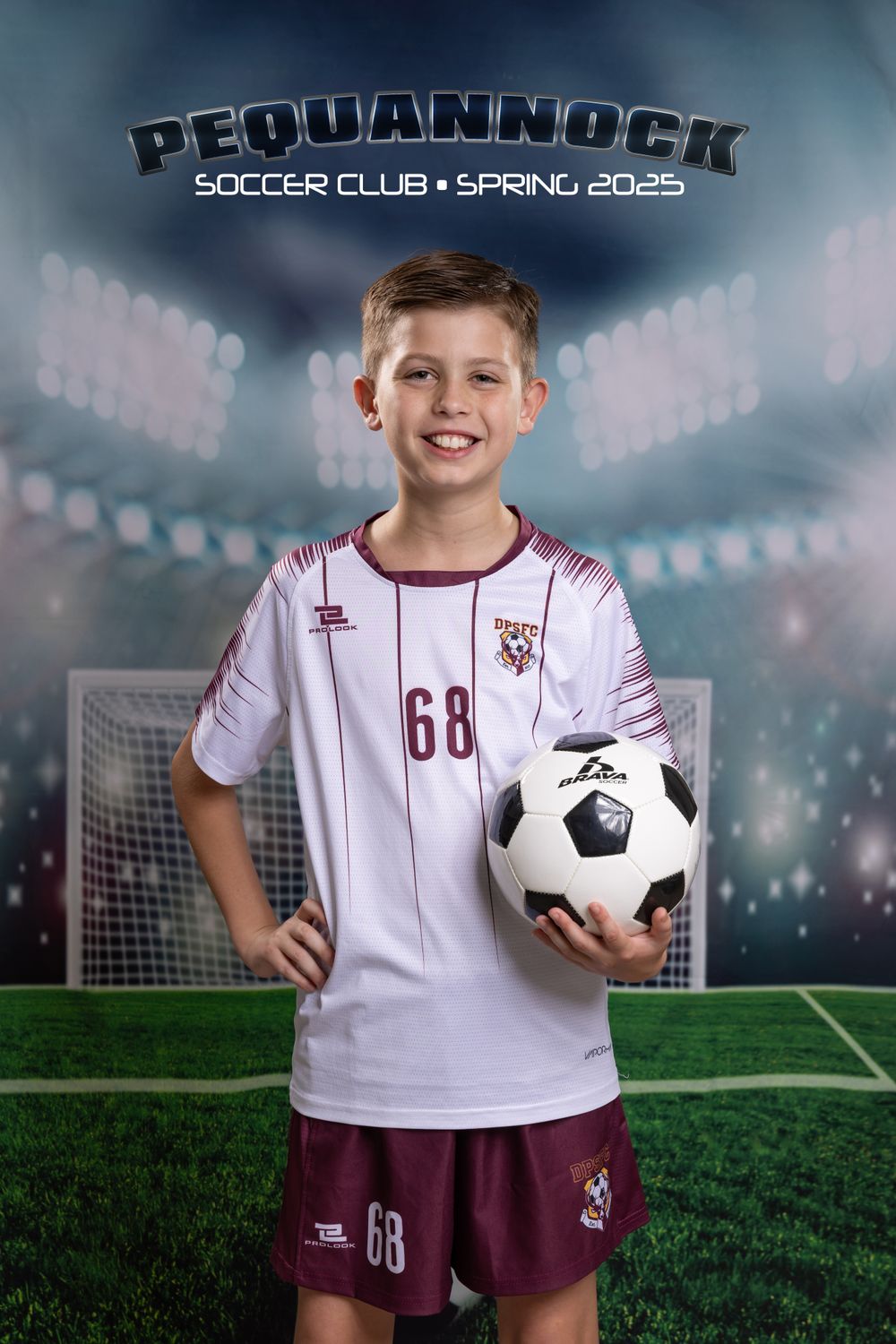 MEGA Prints Package with &quot;Pequannock Soccer Club&quot; text