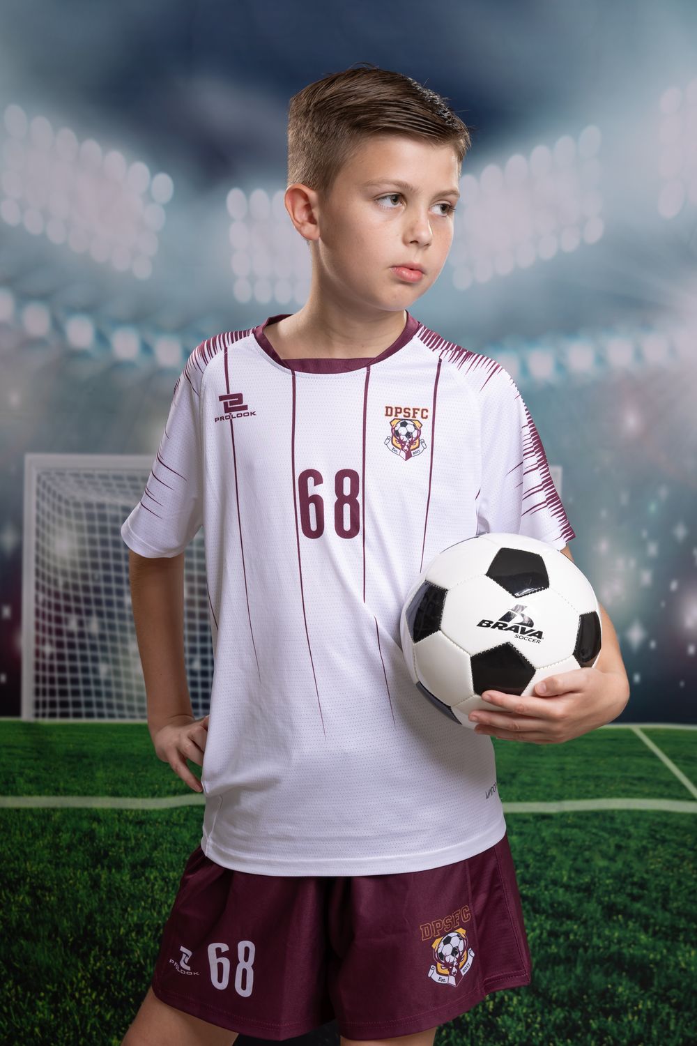 Digital Image: soccer field backdrop