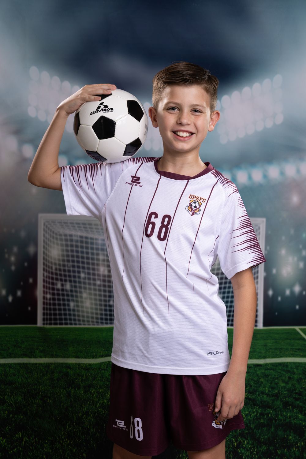 Soccer backdrop: Choose size print