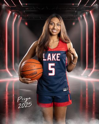 Gray backdrop or red lights background