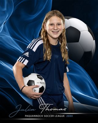 Personalized Design, blue swirl