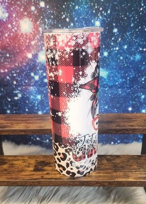 Ready to Purchase - Just a Girl Who Loves Christmas Sublimation 20oz