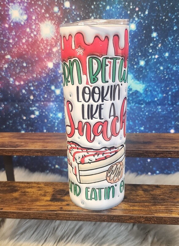 Ready to Purchase - Torn Between Lookin Like a Snack &amp; Eating One Sublimation 20oz