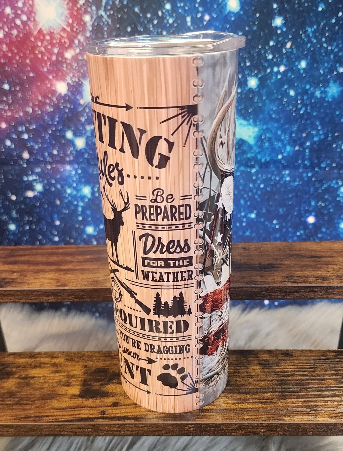 Ready to Purchase - Hunting Rules Sublimation 20oz