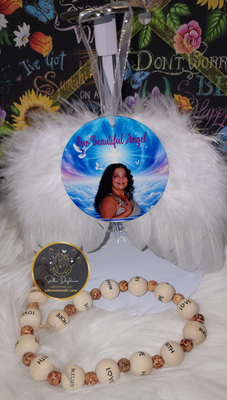 Angel wing ornament