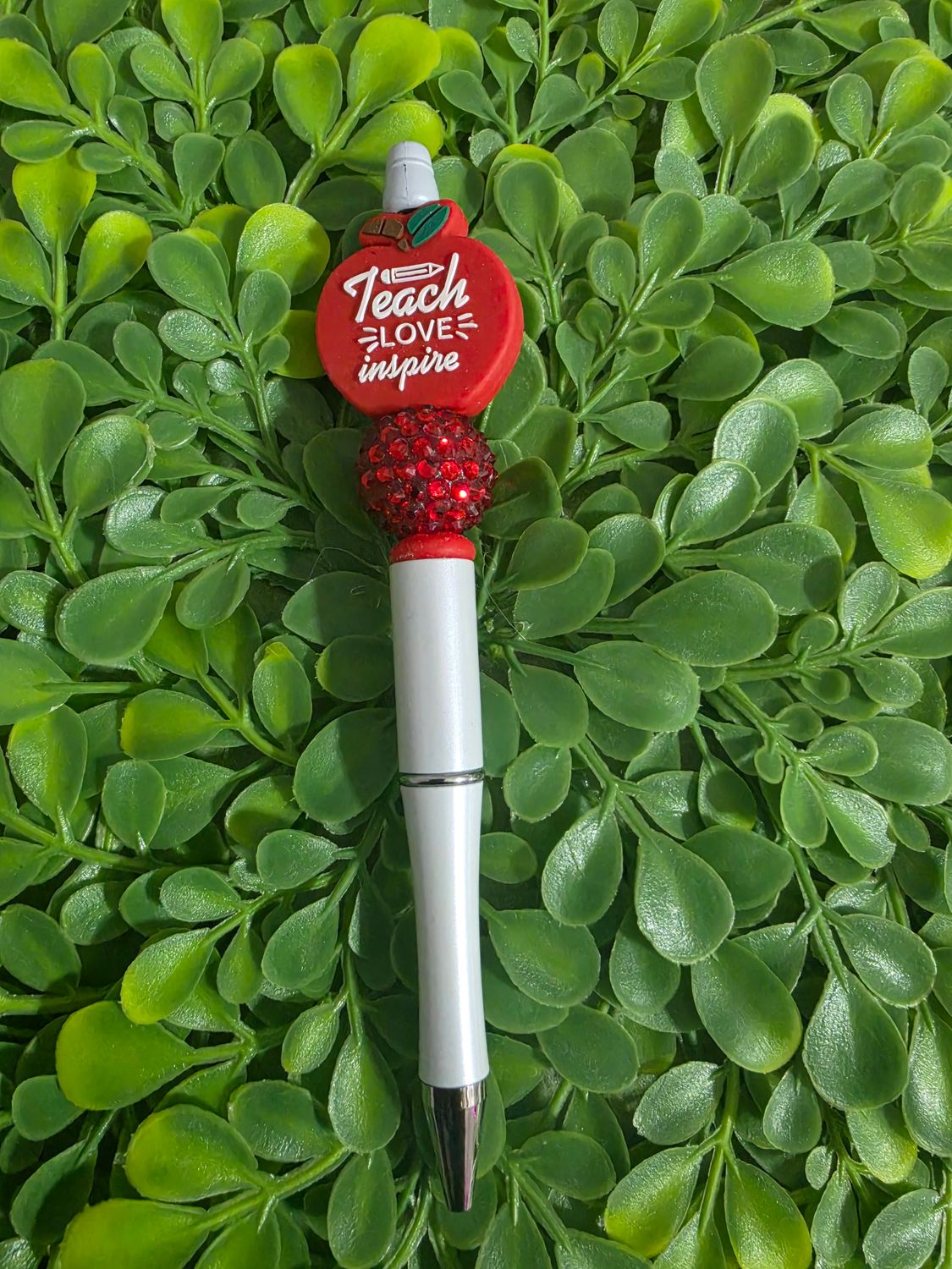 Teach Love Inspire Silver Focal Pen