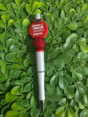 Teach Love Inspire Silver Focal Pen