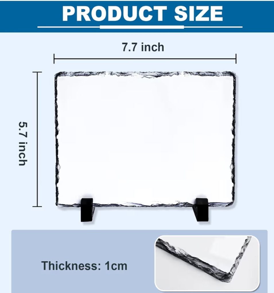 Sublimation slate picture frame 5 x 7