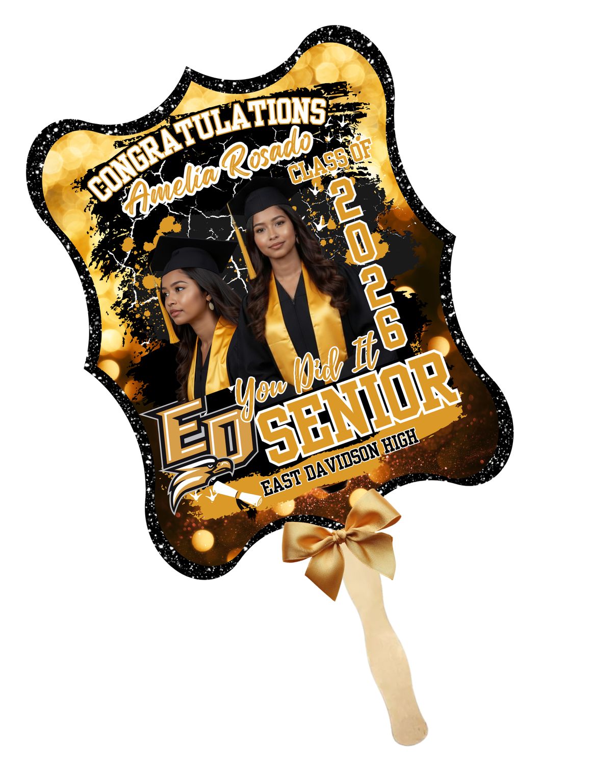Graduation fans (6 Count)