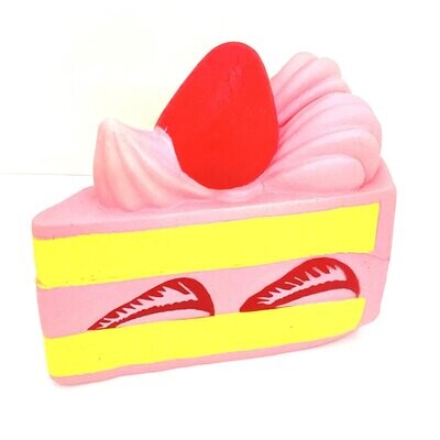 Sliced Cake Slow Rise Scented Squishy Fidget Toy - 6&quot;