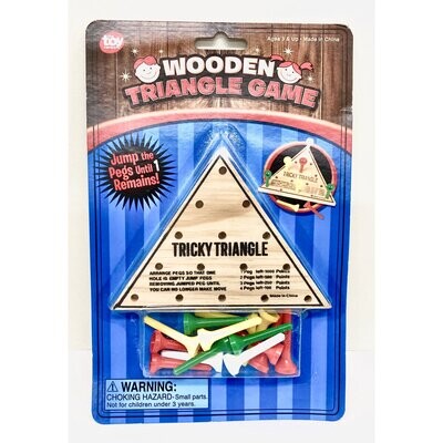 The Toy Network Wooden Tricky Triangle Game