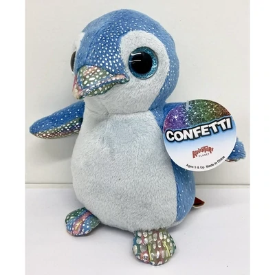 Adventure Planet Confetti Penguin Plush Toy - 7&quot;