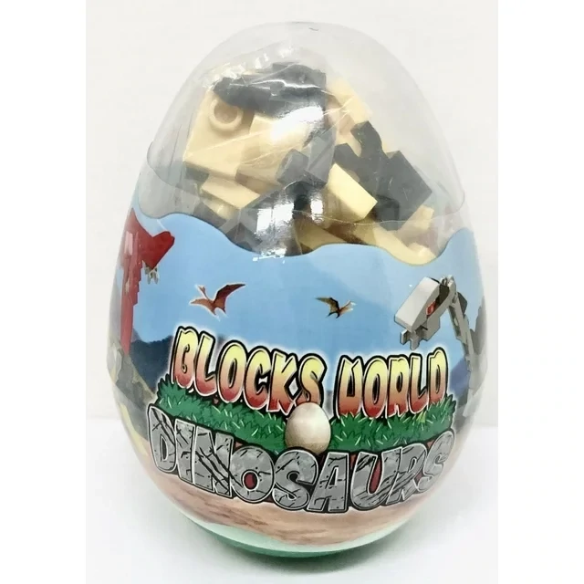 The Toy Network Dinosaurs Building Block Mystery Egg