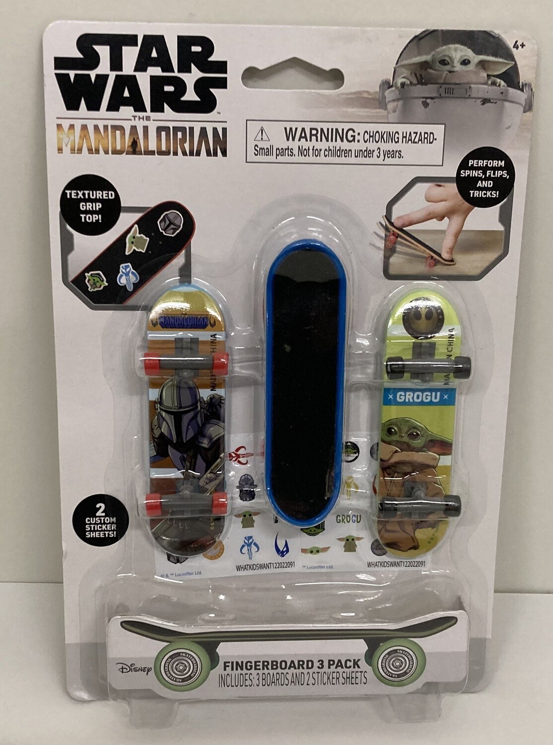 Star Wars The Mandalorian 3-Pack Fingerboard Set with Accessories