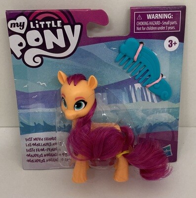 My Little Pony Best Movie Friends 3-Inch Orange Pony Figure with Hairbrush