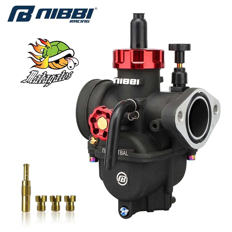 NIBBI-carburador PE de 4T y 2T  con montaje a pipeta/manifold original -  24mm, 26mm y 28mm