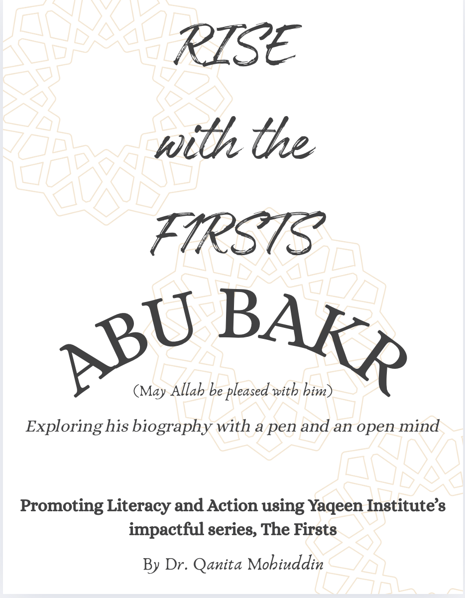 Abu Bakr (r) RISE with the Firsts