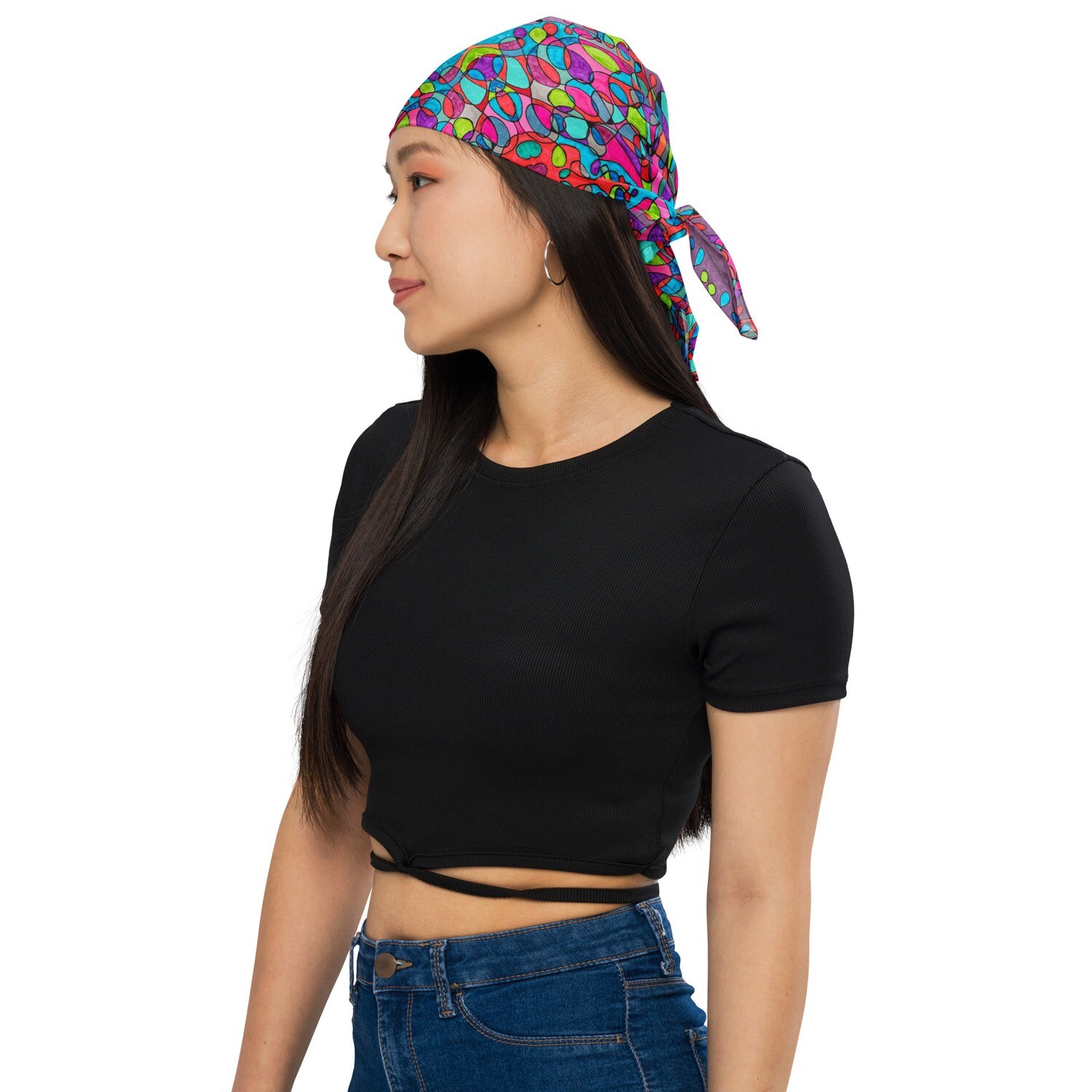 Stained Glass Mosaic All-over print bandana
