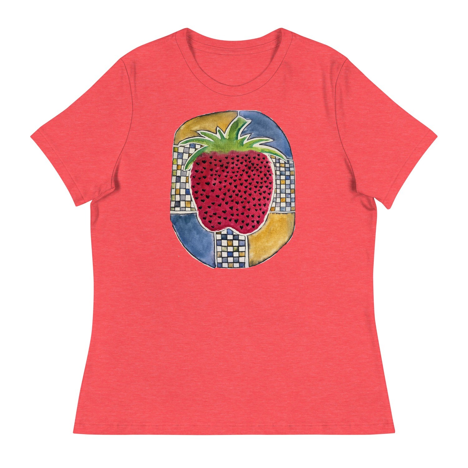 Heart Seed Strawberry Women's Relaxed T-Shirt