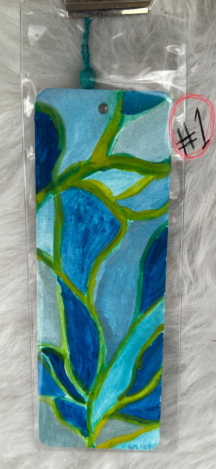 Watercolor bookmarks, hand painted, original art, not prints.