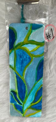 Watercolor bookmarks, hand painted, original art, not prints.