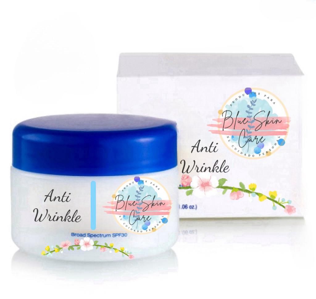 Crema aclaradora antiarrugas facial