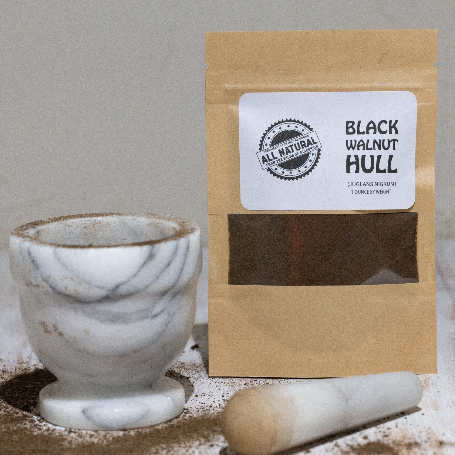 Black Walnut Hull Powder | Juglans nigrum