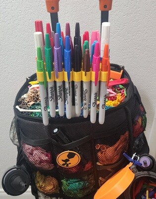 Universal Marker Caddy (no flashlight holder, extra marker slots)