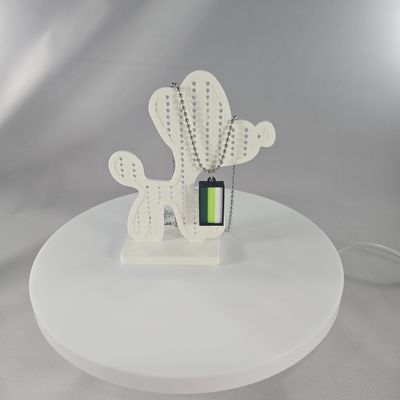 One Stroke Necklace (Dark Green/light Green/White)