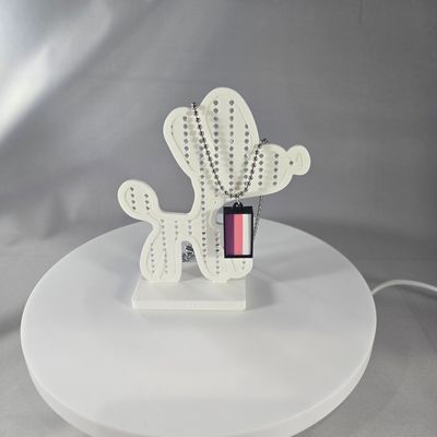 One Stroke Necklace (Purple/Pink/White)