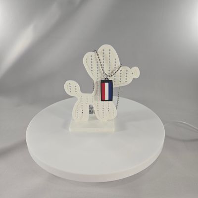 One Stroke Necklace (Red/White/Blue)