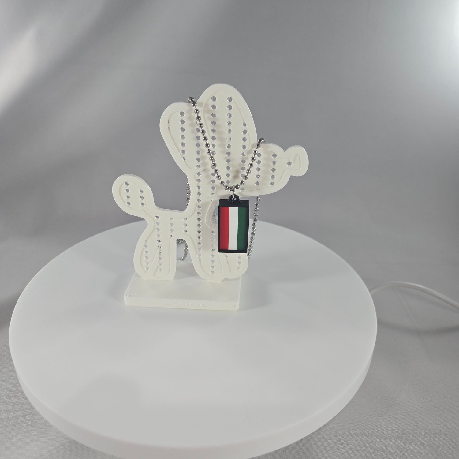 One Stroke Necklace (Red/White/Green)