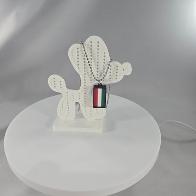 One Stroke Necklace (Red/White/Green)