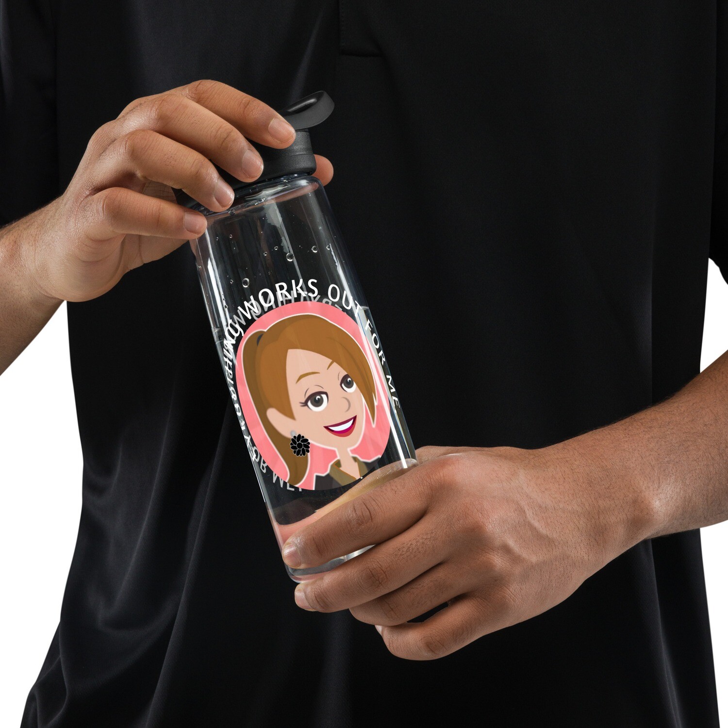 &quot;EWOFM&quot; Sports Water Bottle