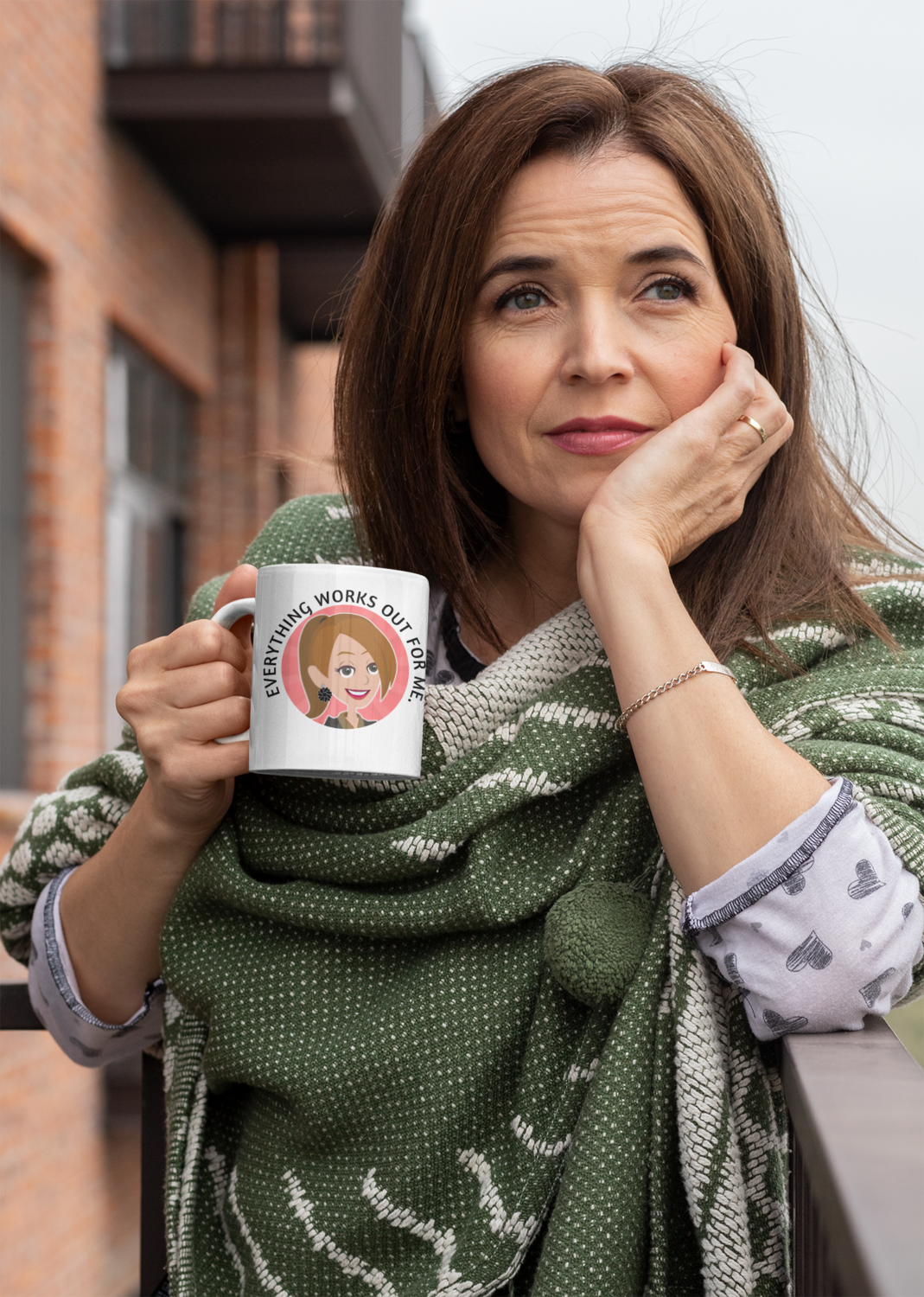 &quot;&quot;EWOFM&quot; White Glossy Mug
