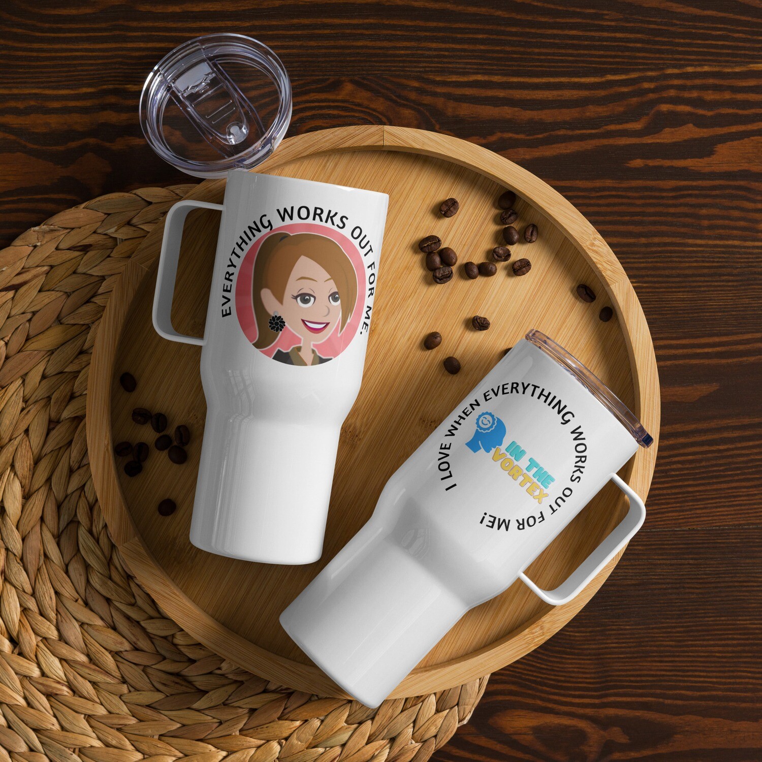 &quot;&quot;EWOFM&quot; Travel Mug (With Handle)