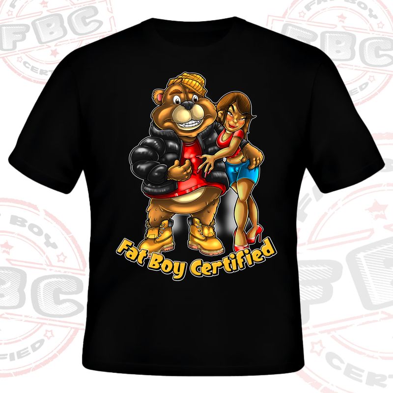 Fat Boy Certified Brown Bear Casual Tee